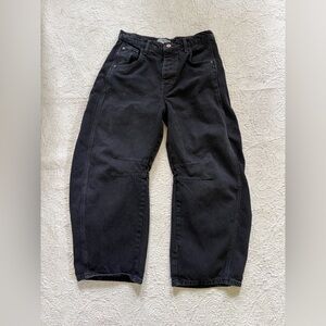 Women’s We the Free Black Wide-Leg Carpenter style Jeans - size 26